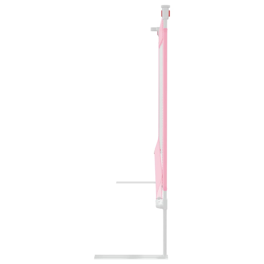 NNEVL Toddler Safety Bed Rail Pink 140x25 cm Fabric