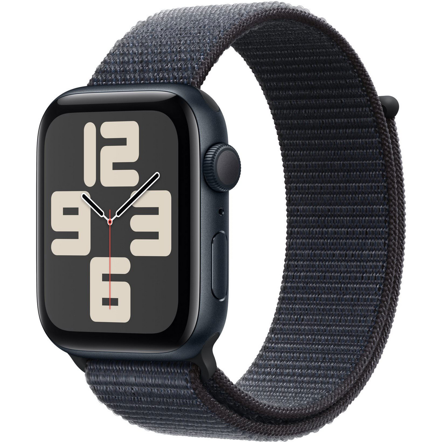 Apple Watch SE 44mm Midnight Aluminium Case with Ink Sport Loop (MXEP3QH/A)